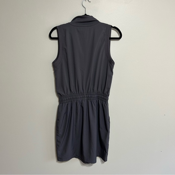 EVEREVE Charcoal Gray Quarter Zip Scout Athletic Dress - Size M - Picture 7 of 8